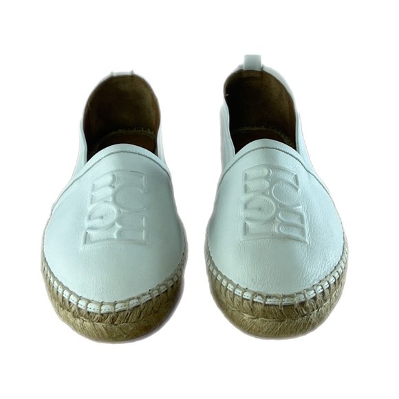 Updated Espadrille by BCBGMAXAZRIA: Handmade Leather Size 37 NWOT TINY DAMAGE - Picture 2 of 9